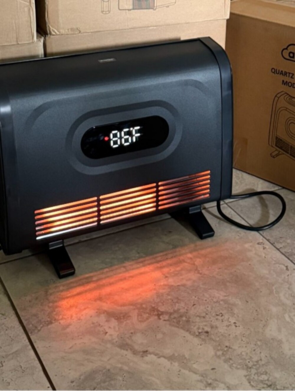 Electric Quartz Heater by Air Choice 1500W with Remote. NIB
